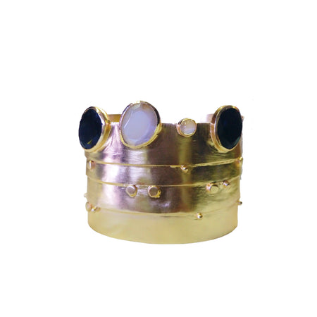 EGYPTIAN QUEEN Cuff: Chalcedony